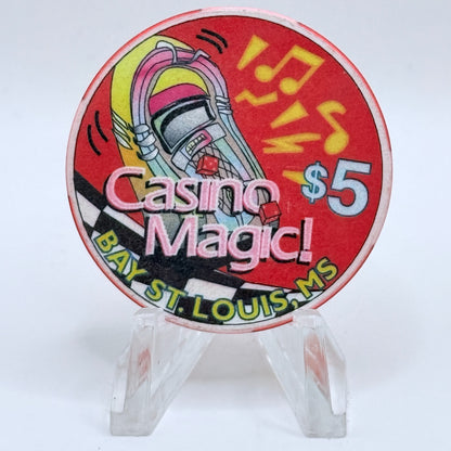 Casino Magic 1996 'Cruisin' The Coast' LE $5 Casino Chip