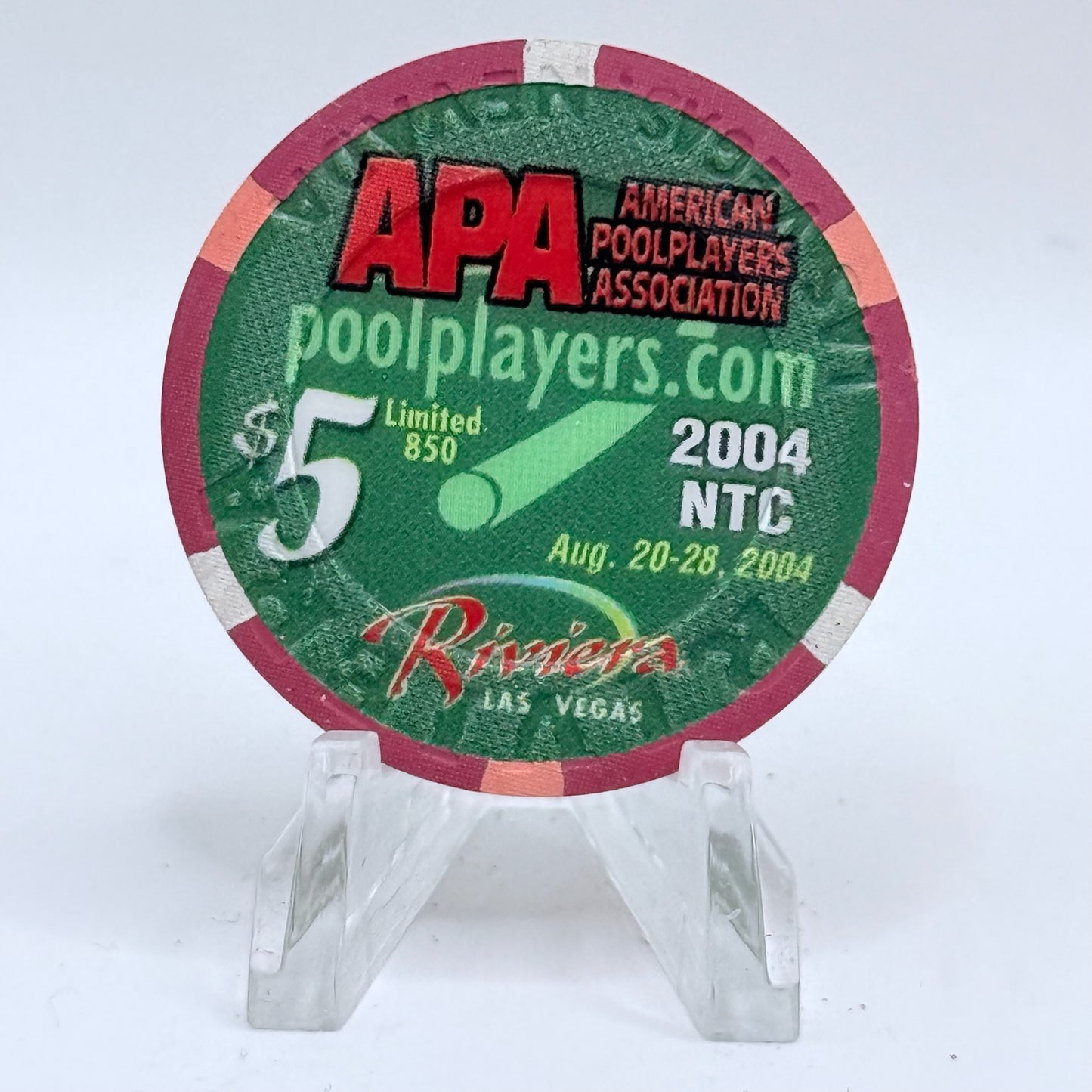 Riviera Las Vegas Nevada 2004 LE $5 Casino Chip E3709