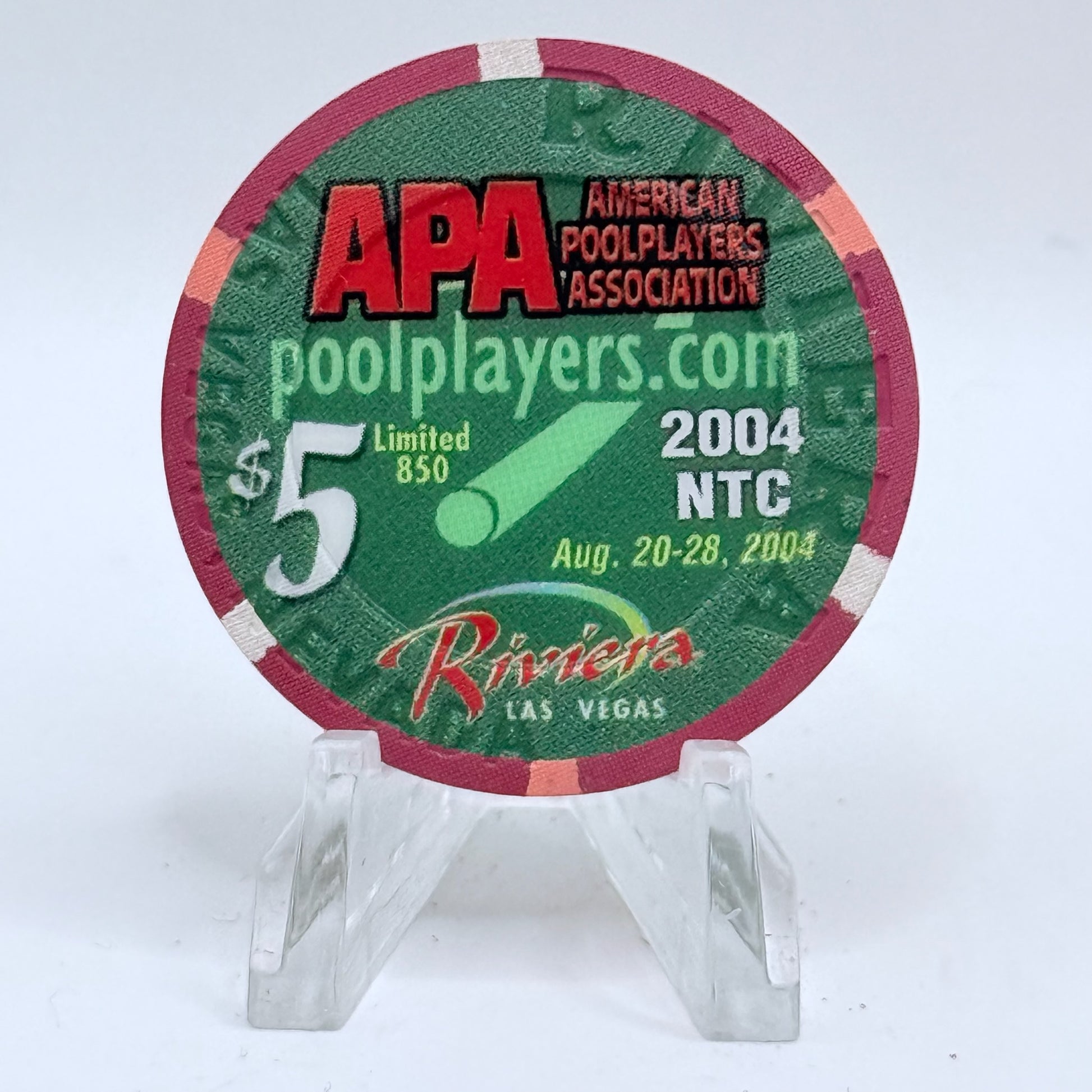 Riviera Las Vegas Nevada 2004 LE $5 Casino Chip E3709