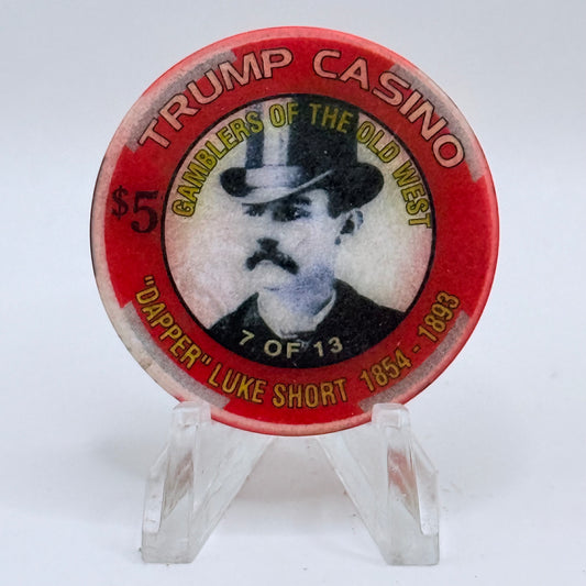 Trump Casino Gary Indiana 'Luke Short' Series 10 LE $5 Casino Chip