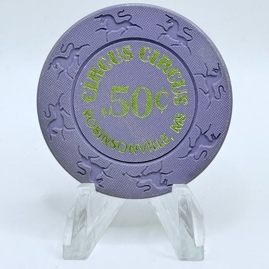 Circus Circus Robinsonville Mississippi 1994 $0.50 Casino Chip