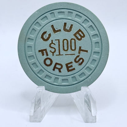 Club Forest (Original) New Orleans Louisiana $1 Casino Chip