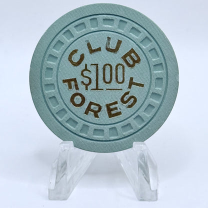 Club Forest (Original) New Orleans Louisiana $1 Casino Chip
