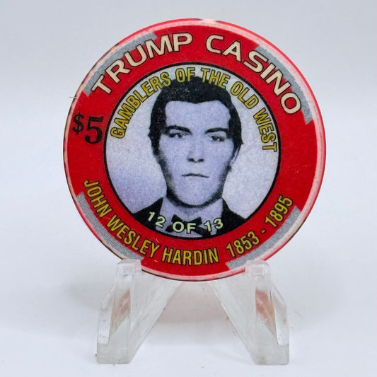 Trump Casino Gary Indiana 'John Wesley Hardin' Series 10 LE $5 Casino Chip