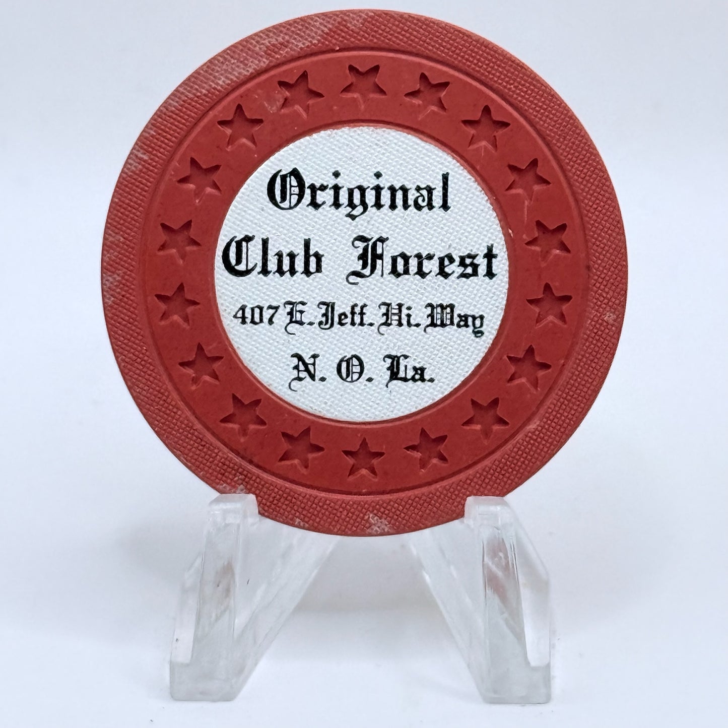 Club Forest (Original) New Orleans Louisiana Casino Chip