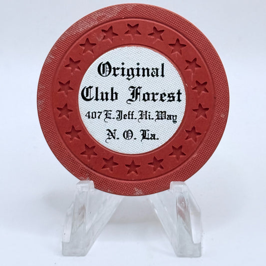 Club Forest (Original) New Orleans Louisiana Casino Chip