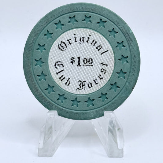 Club Forest (Original) New Orleans Louisiana $1 Casino Chip
