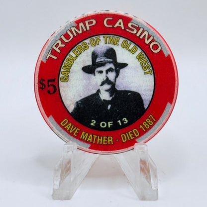 Trump Casino Gary Indiana 'Dave Mather' Series 10 LE $5 Casino Chip