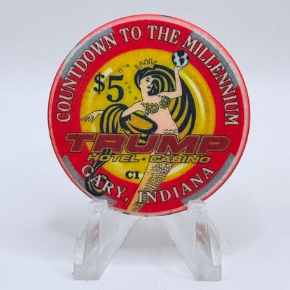 Trump Casino Gary Indiana 'Dave Mather' Series 10 LE $5 Casino Chip