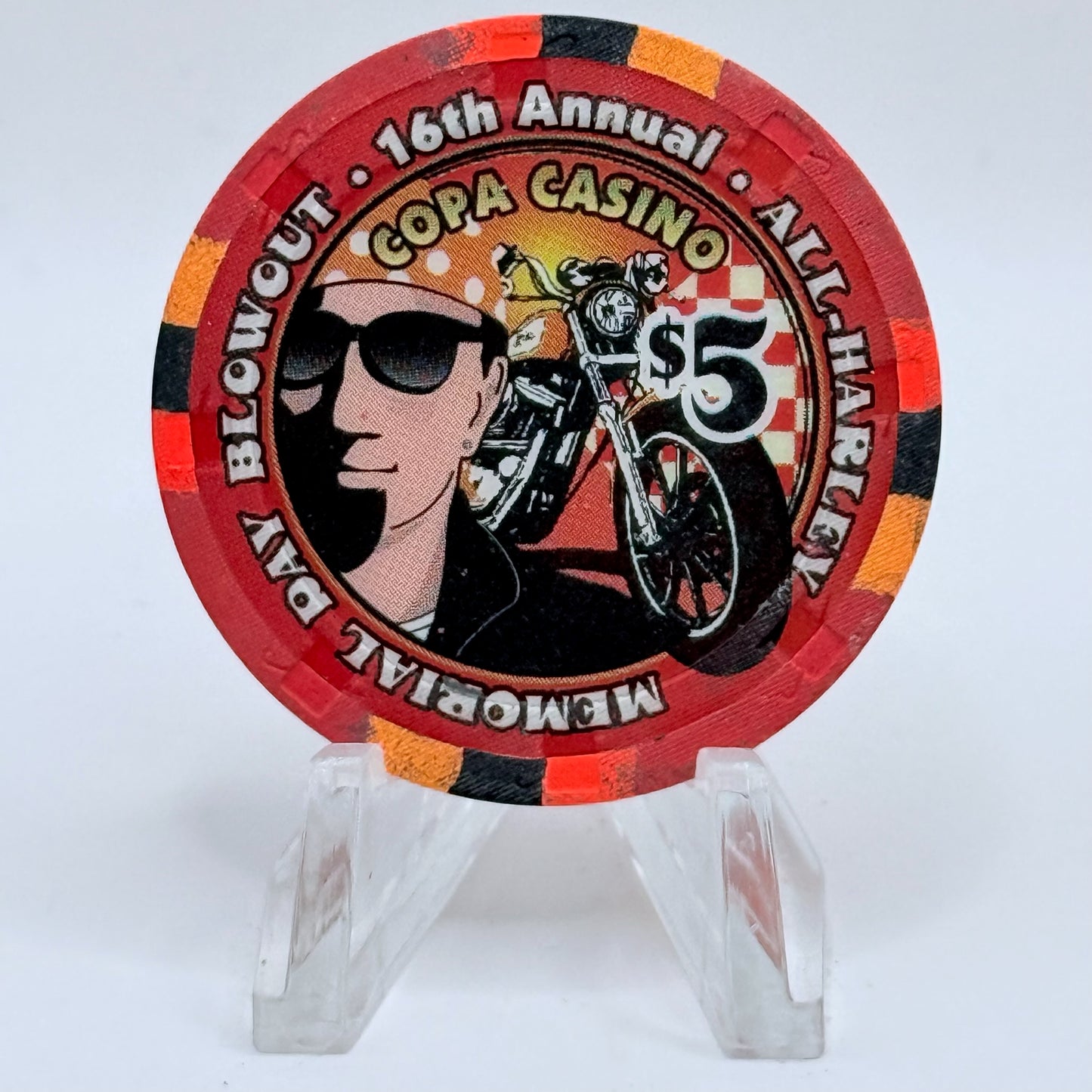 Copa Casino Gulfport Mississippi 1998 'Memorial Day' Series 4 LE $5 Casino Chip