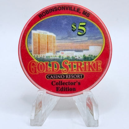 Gold Strike Tunica Mississippi 2000 'Millennium' LE $5 Casino Chip