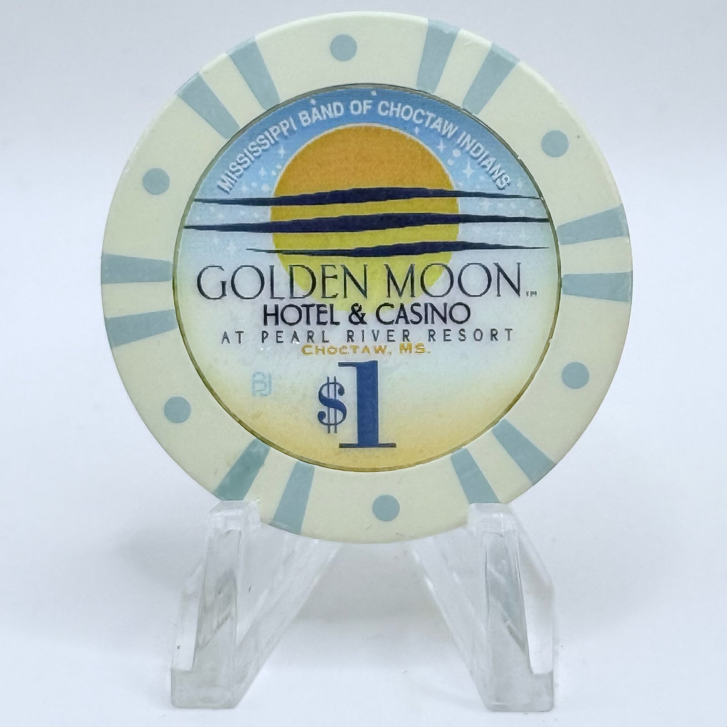 Golden Moon Casino Philadelphia Mississippi $1 Casino Chip
