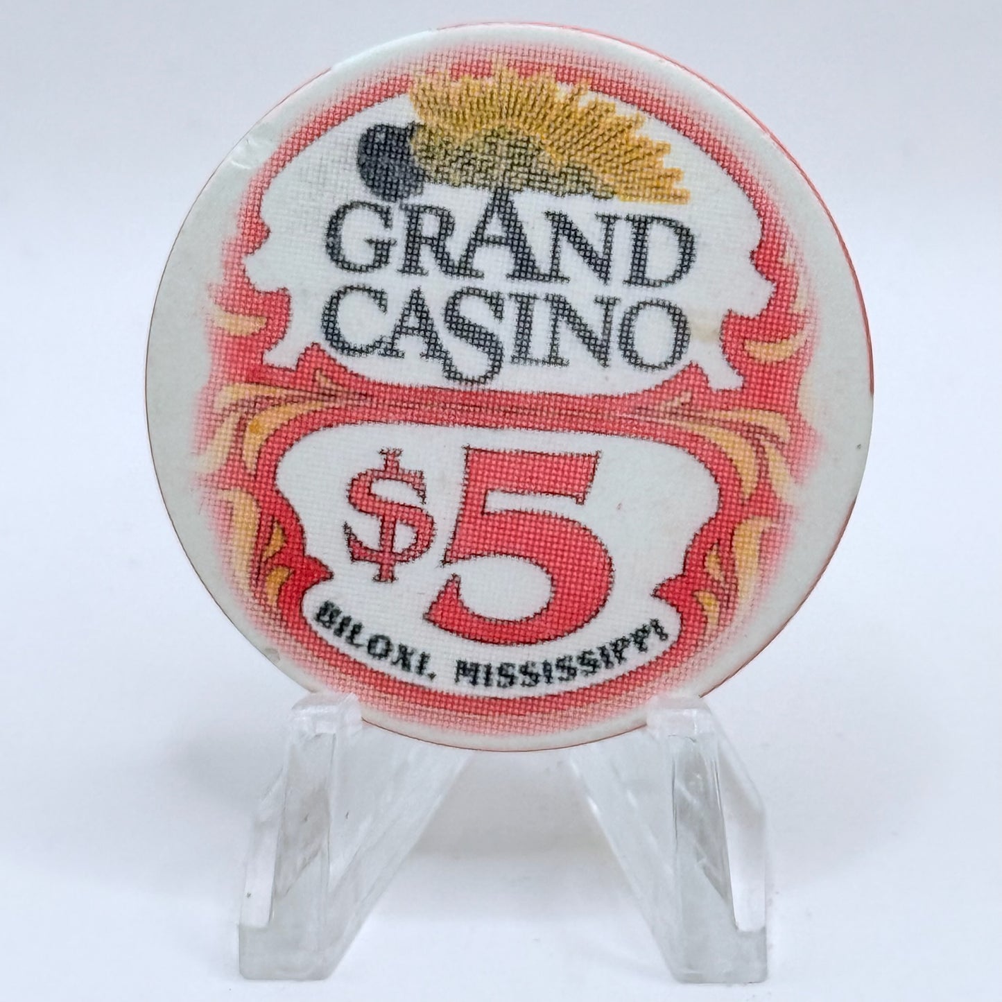 Grand Casino Biloxi Mississippi Series 28 $5 Casino Chip