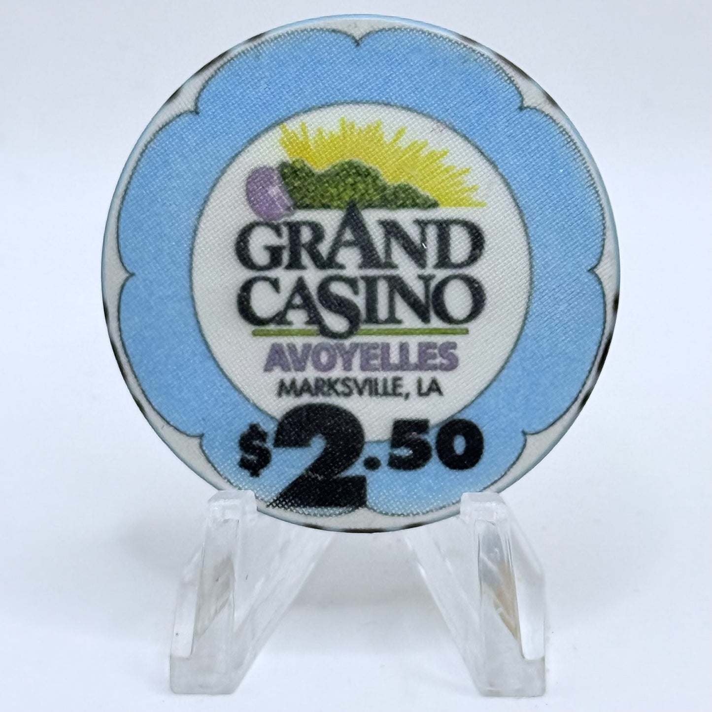 Grand Casino Avoyelles Marksville Louisiana $2.50 Casino Chip