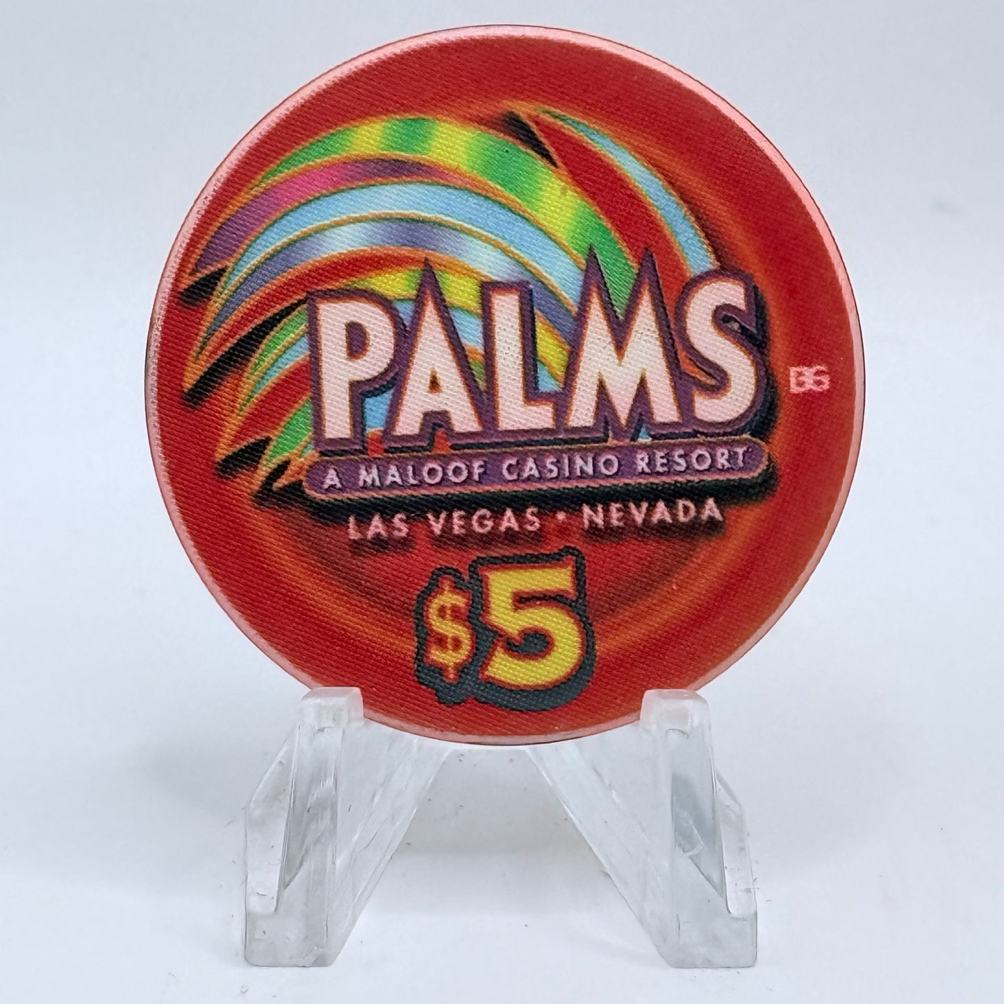 Palms Casino Resort Las Vegas Nevada 2005 'Heidi Hawking' Series 33 LE $5 Casino Chip E4427