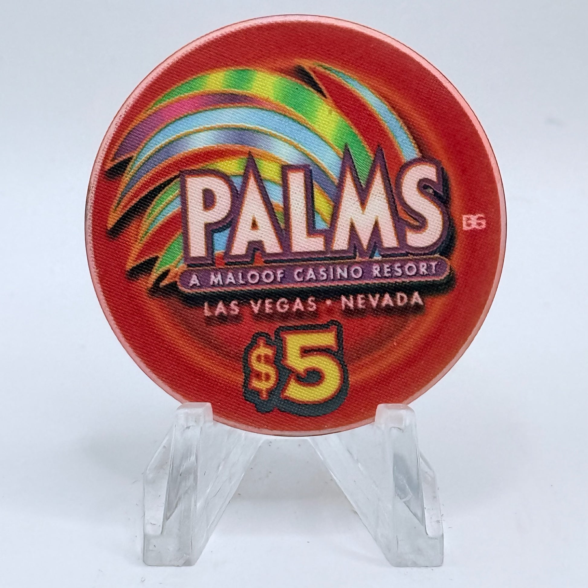 Palms Casino Resort Las Vegas Nevada 2005 'Heidi Hawking' Series 33 LE $5 Casino Chip E4427