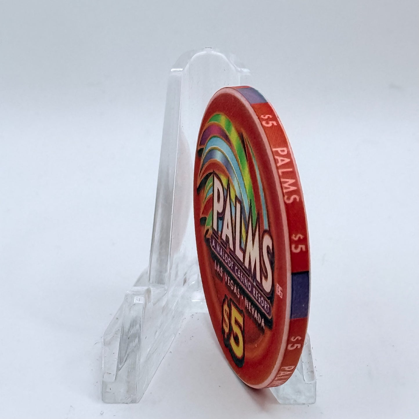 Palms Casino Resort Las Vegas Nevada 2005 'Heidi Hawking' Series 33 LE $5 Casino Chip E4427