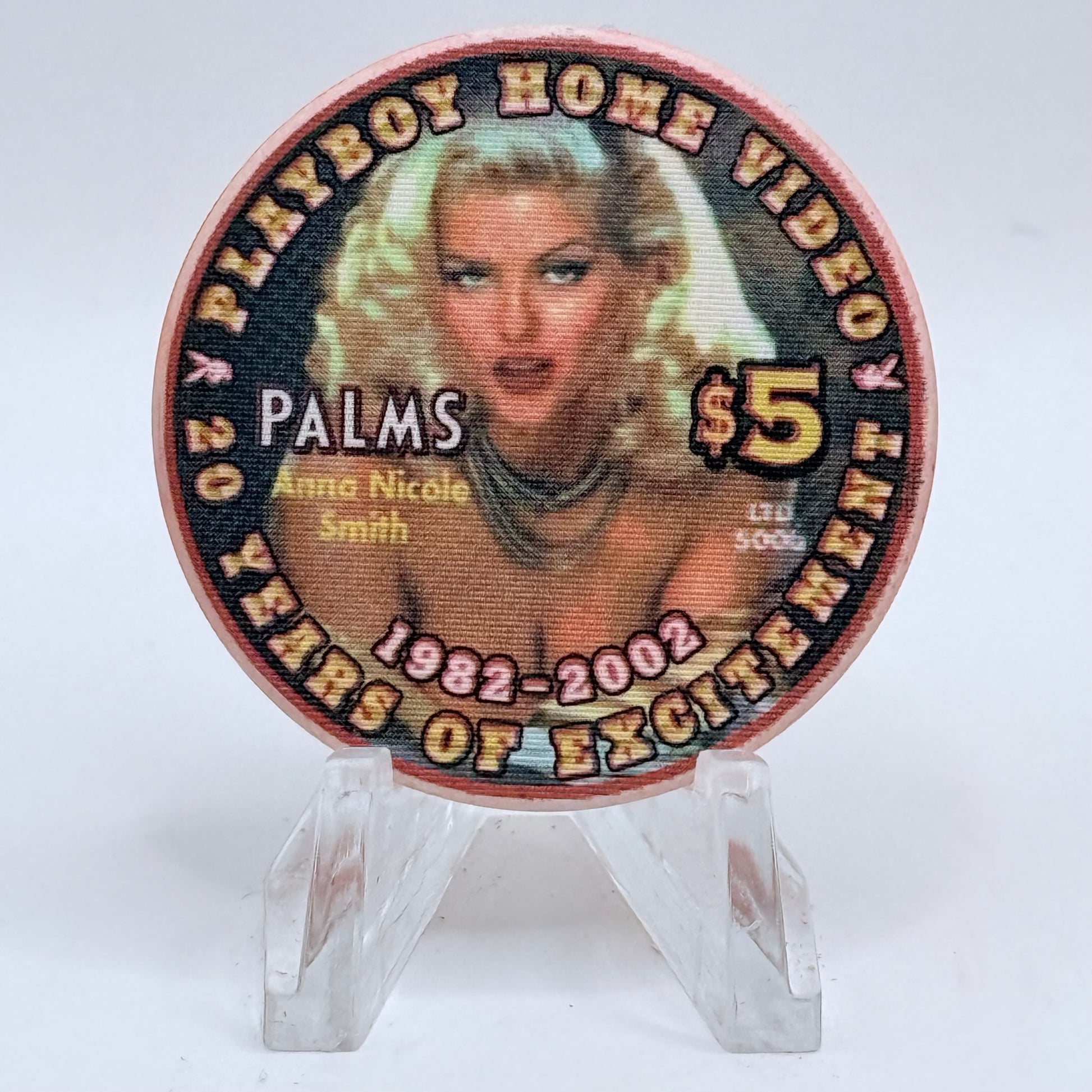 Palms Casino Resort Las Vegas Nevada 2002 'Anna Nicole Smith' Series 34 LE $5 Casino Chip E1957