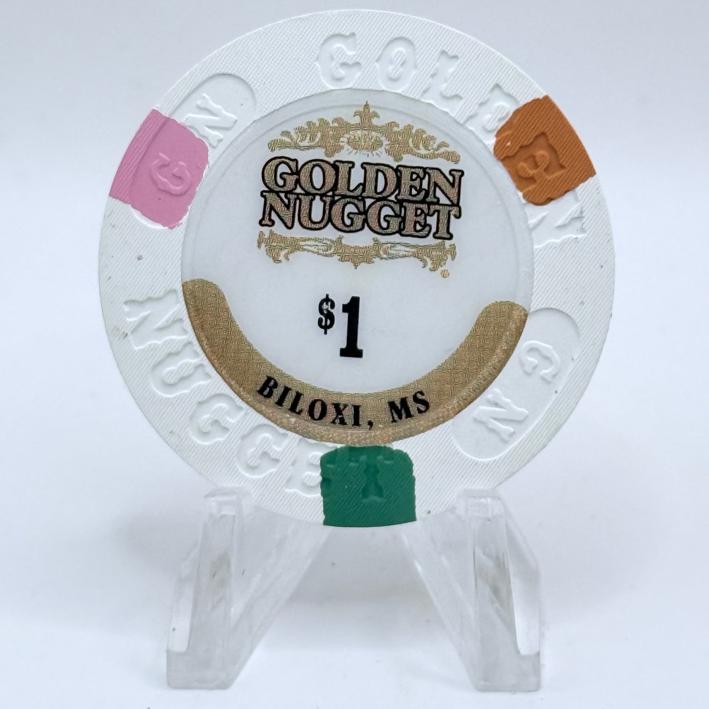 Golden Nugget Biloxi Biloxi Mississippi 2013 $1 Casino Chip