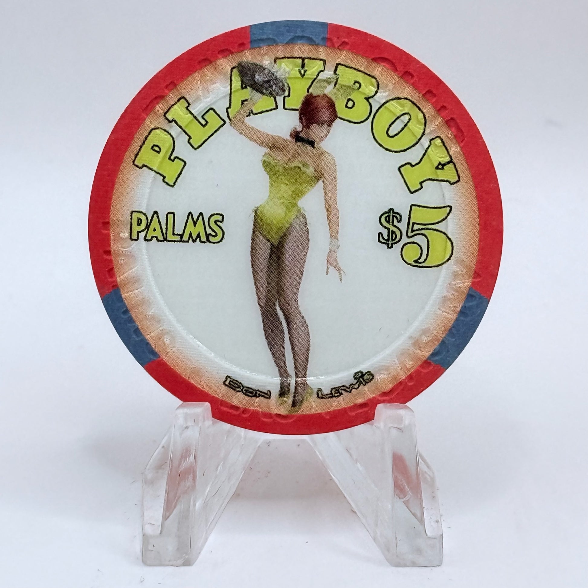 Palms Casino Resort Las Vegas Nevada 2007 'Don Lewis' LE $5 Casino Chip E5935