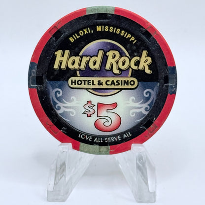 Hard Rock Biloxi Mississippi 2007 $5 Casino Chip