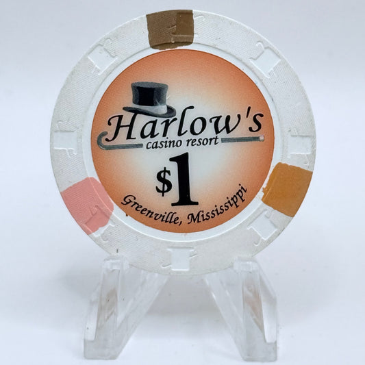 Harlow's Greenville Mississippi 2007 $1 Casino Chip