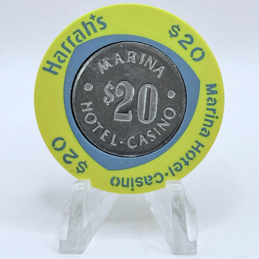 Harrah's (Marina) Atlantic City New Jersey $20 Casino Chip