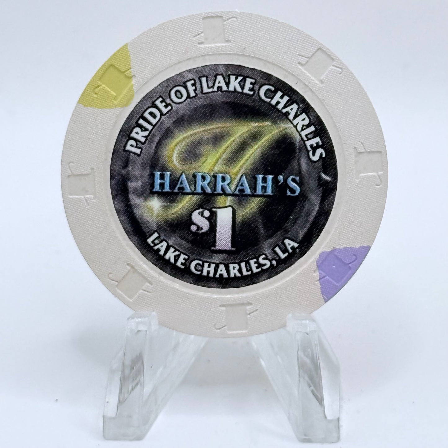 Harrah's Pride Lake Charles Louisiana $1 Casino Chip