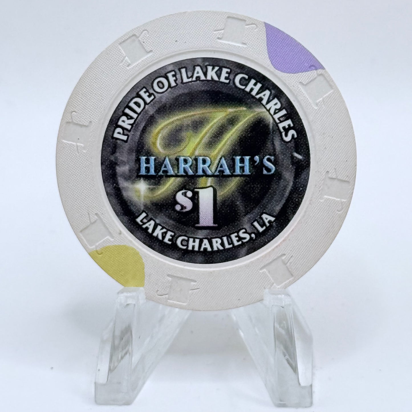 Harrah's Pride Lake Charles Louisiana $1 Casino Chip