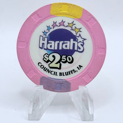 Harrah's Council Bluffs Iowa  $2.50 Casino Chip