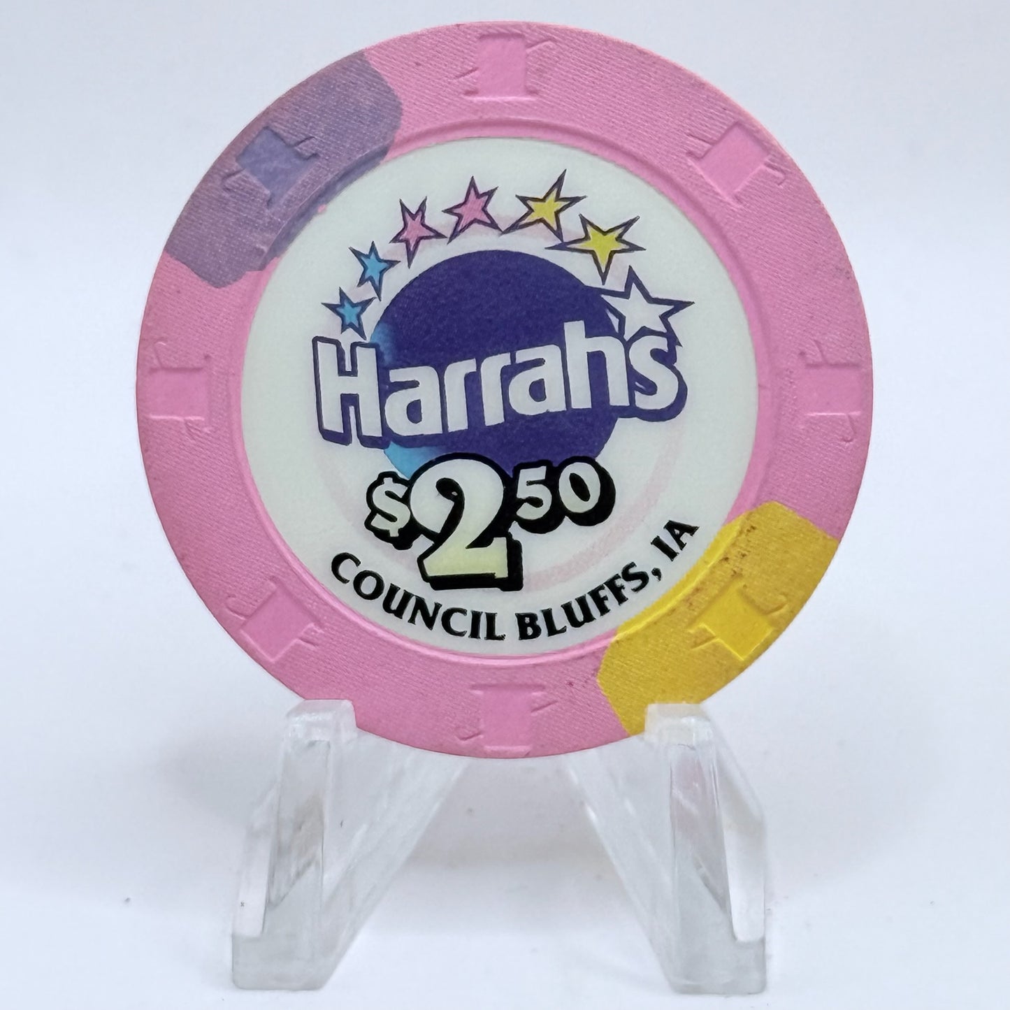 Harrah's Council Bluffs Iowa  $2.50 Casino Chip