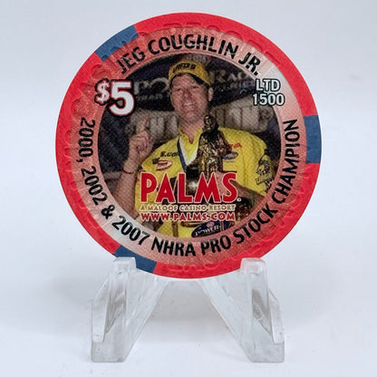 Palms Casino Resort Las Vegas Nevada 2008 'Jeg Coughlin Jr.' LE $5 Casino Chip E7484