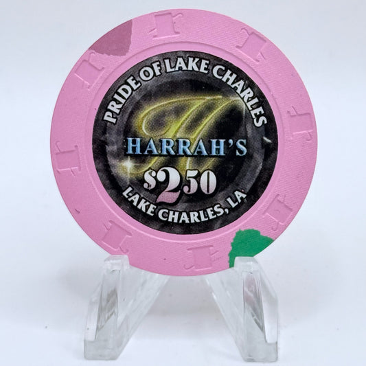 Harrah's Pride Lake Charles Louisiana $2.50 Casino Chip