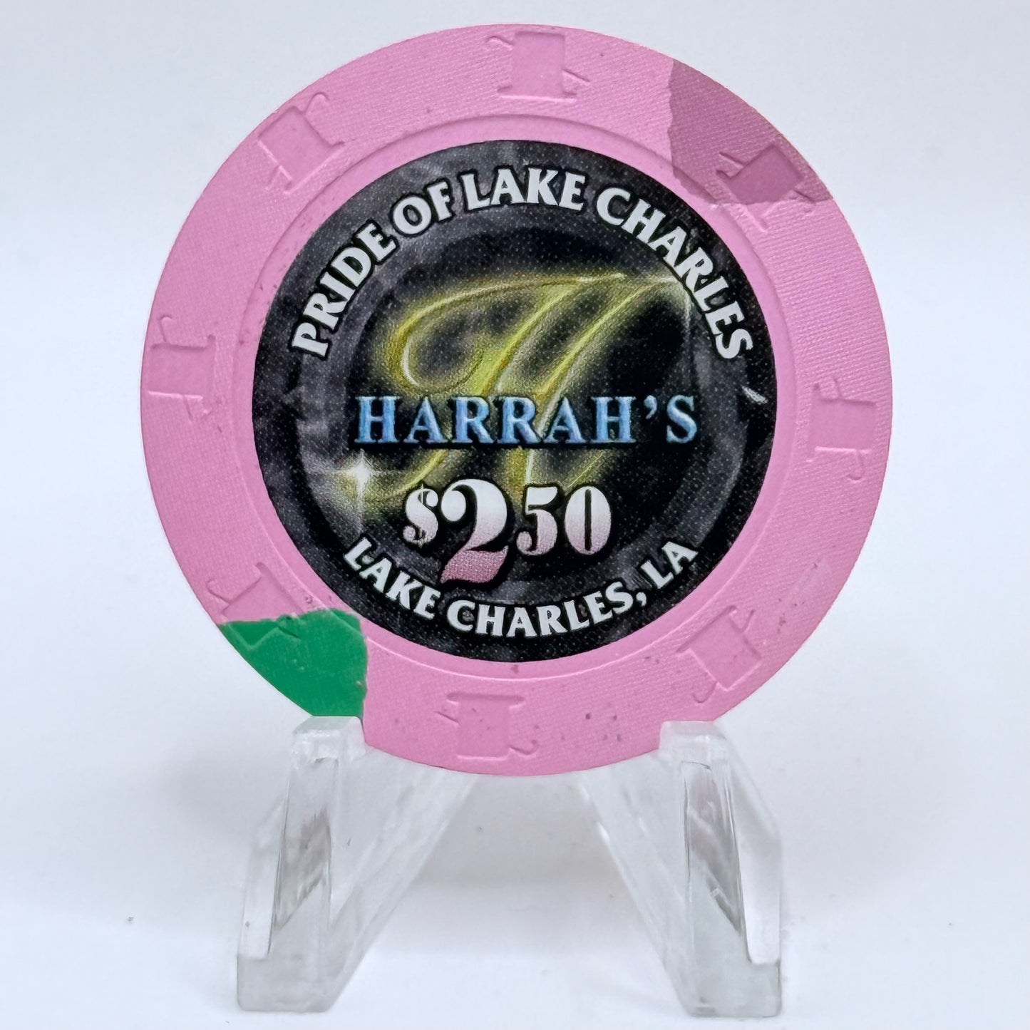 Harrah's Pride Lake Charles Louisiana $2.50 Casino Chip