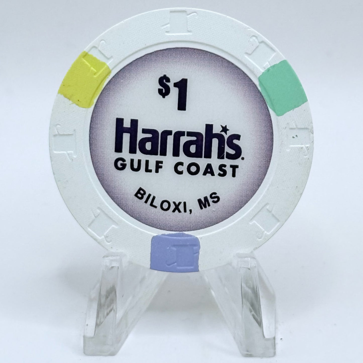 Harrah's Gulf Coast Biloxi Mississippi 2014 $1 Casino Chip