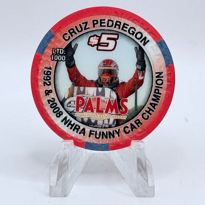 Palms Casino Resort Las Vegas Nevada 2009 'Cruz Pedregon' LE $5 Casino Chip E7497