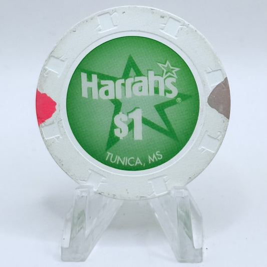 Harrah's (2008-2014) Tunica Mississippi 2008 $1 Casino Chip