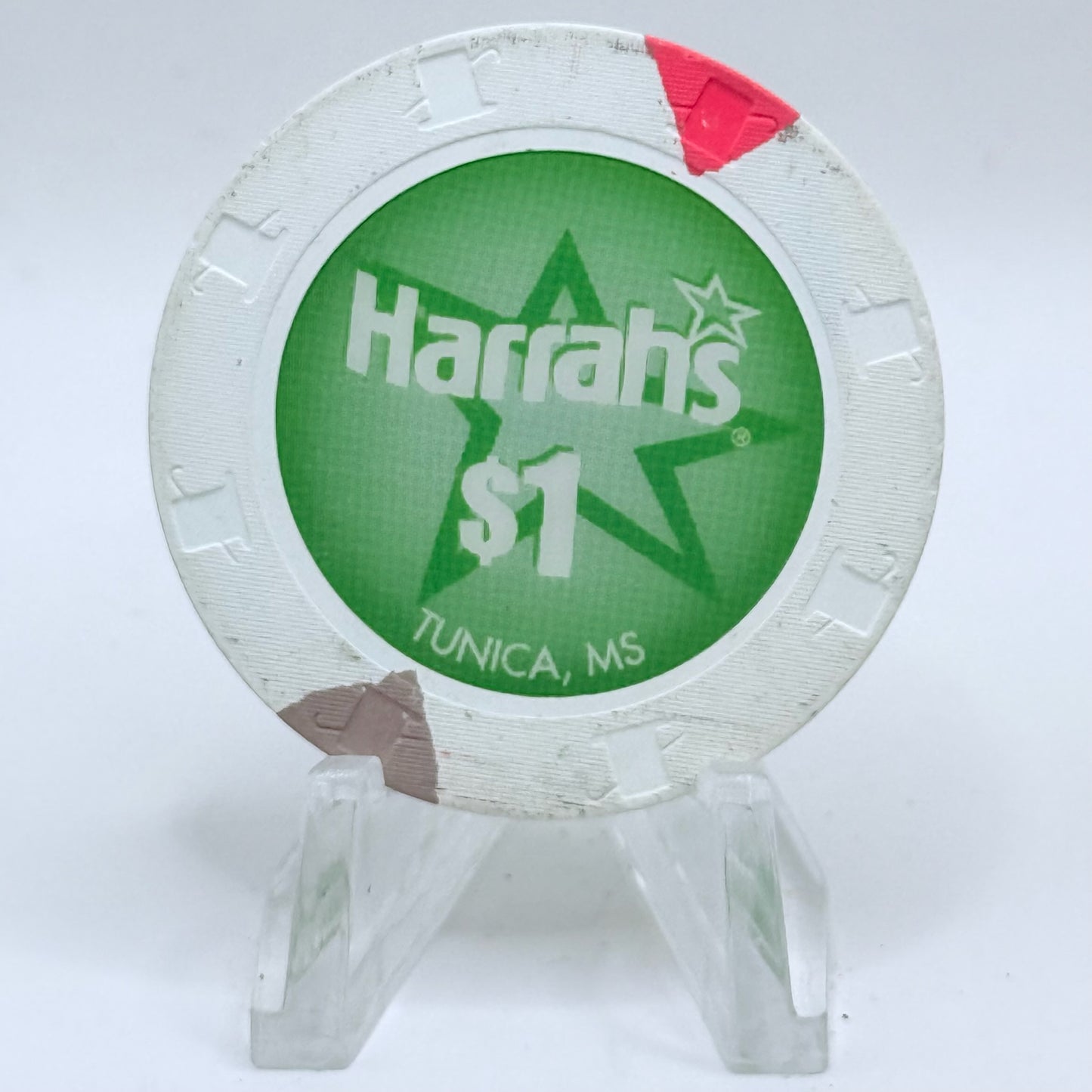 Harrah's (2008-2014) Tunica Mississippi 2008 $1 Casino Chip