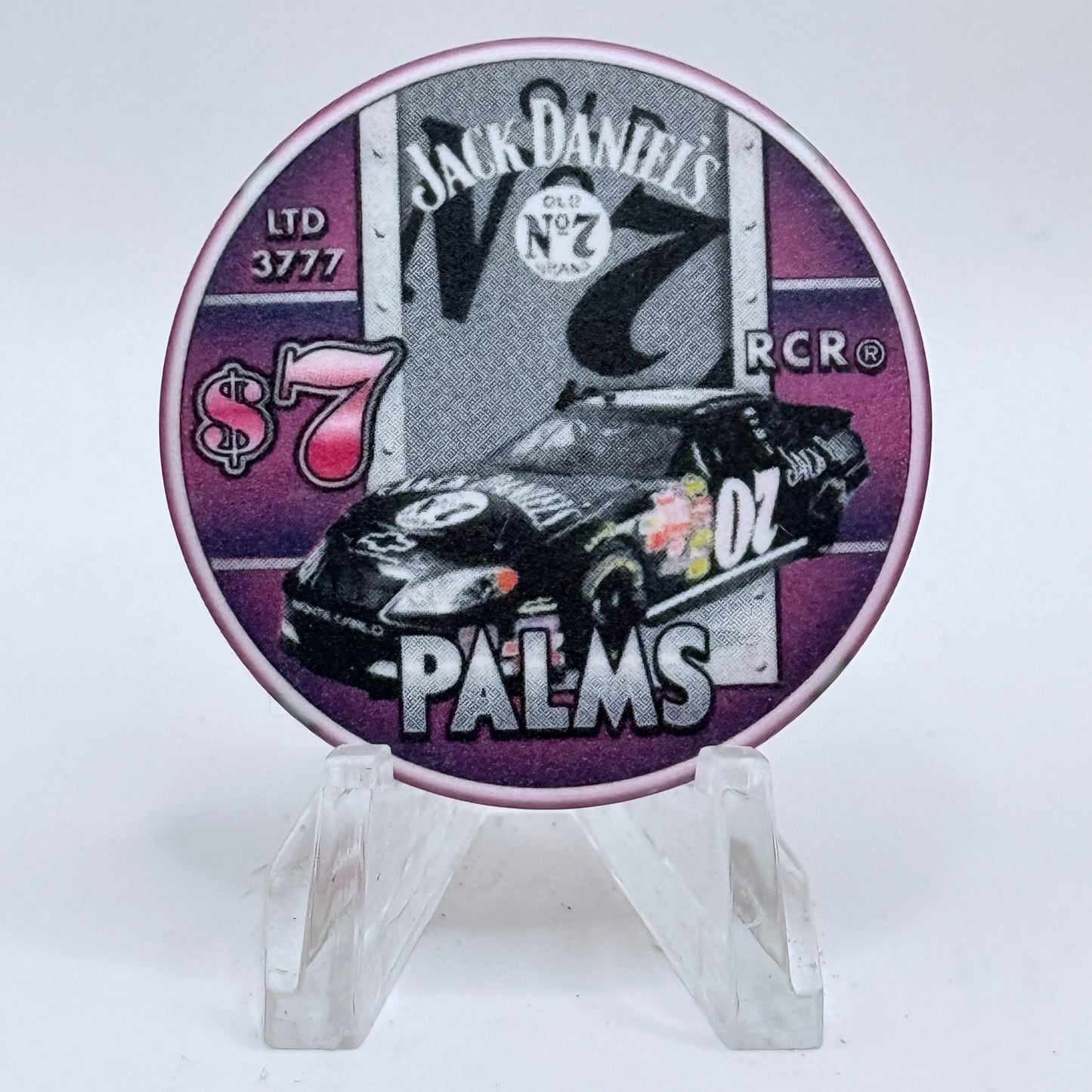 Palms Casino Resort Las Vegas Nevada 2005 'Jack Daniels' LE $7 Casino Chip E4340