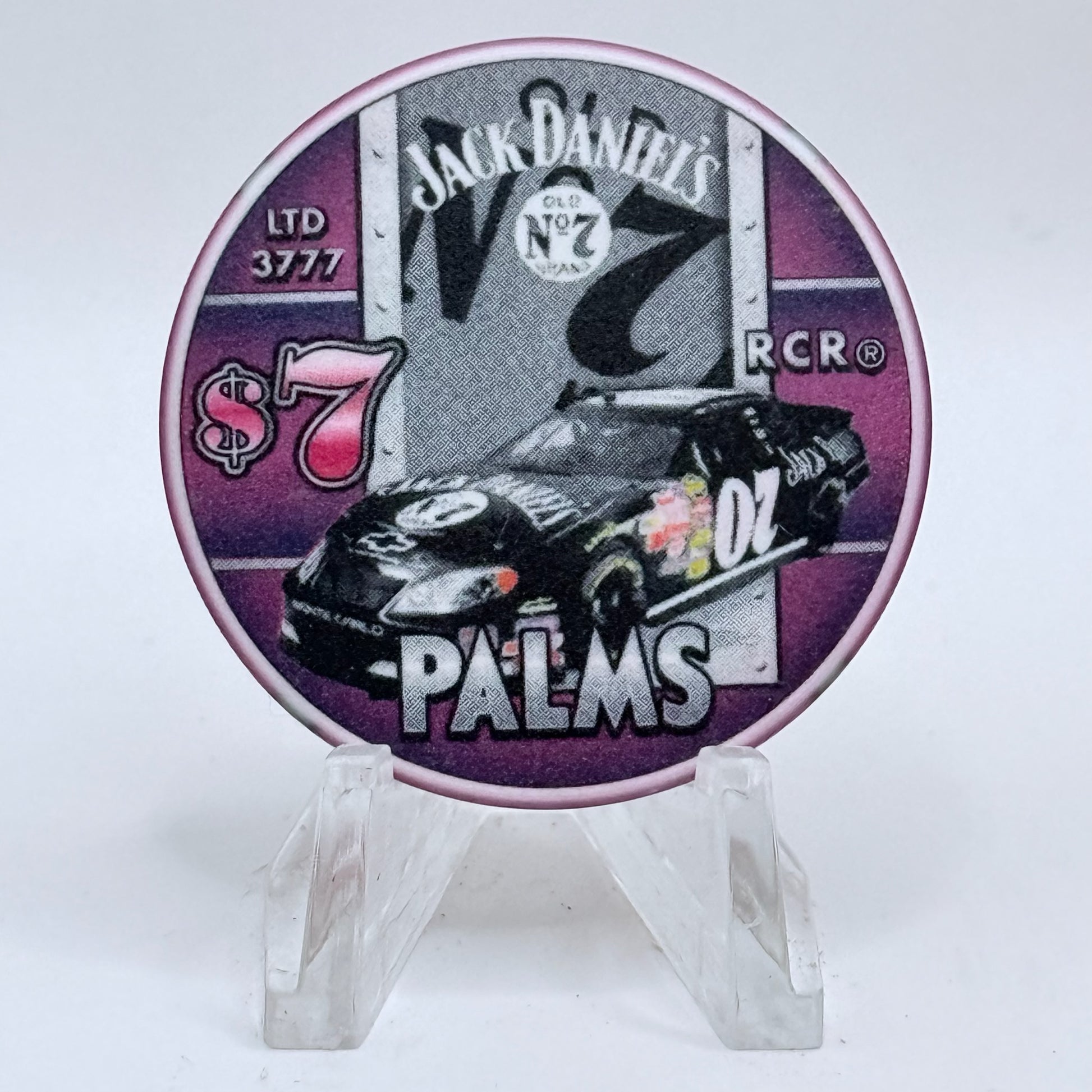 Palms Casino Resort Las Vegas Nevada 2005 'Jack Daniels' LE $7 Casino Chip E4340