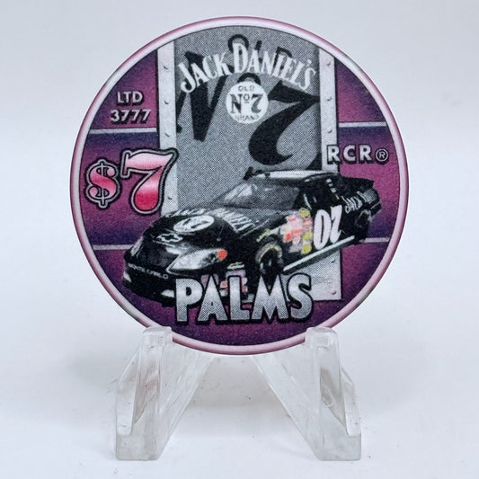 Palms Casino Resort Las Vegas Nevada 2005 'Jack Daniels' LE $7 Casino Chip E4340