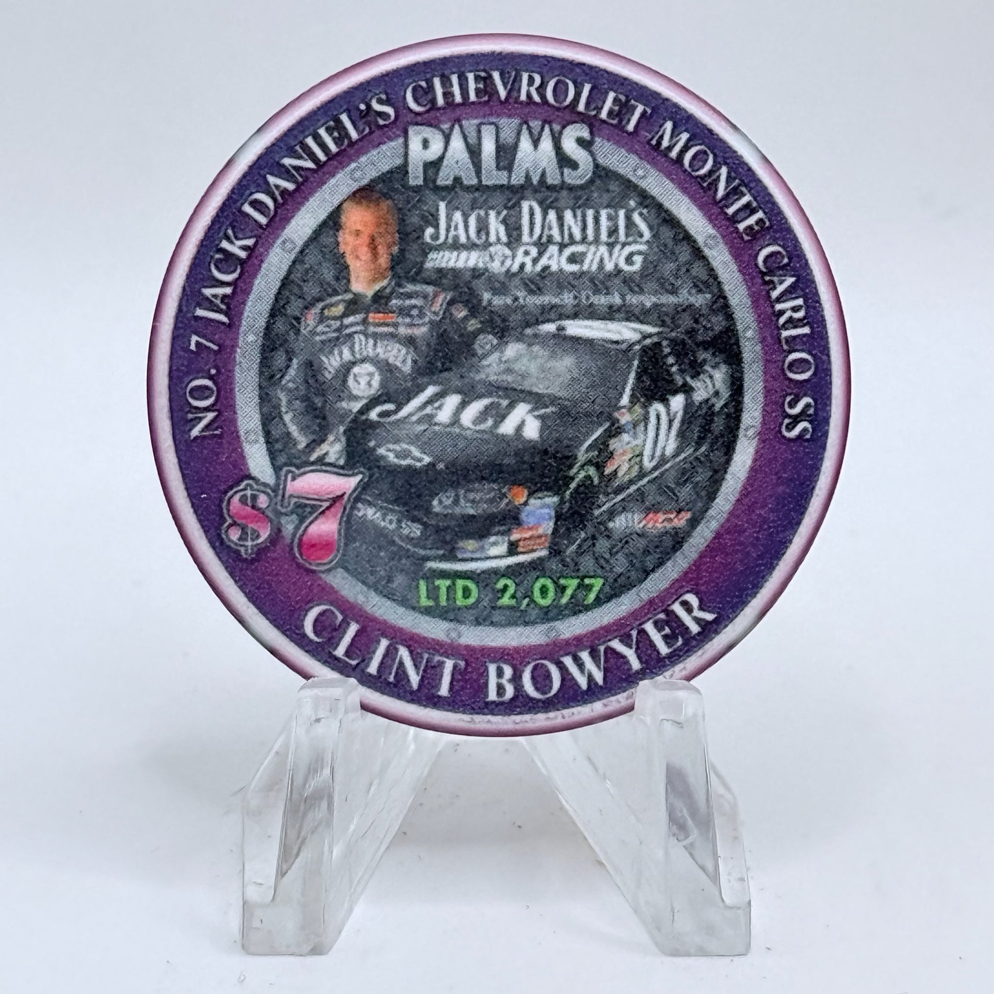 Palms Casino Resort Las Vegas Nevada 2006 'Jack Daniels' LE $7 Casino Chip E5152