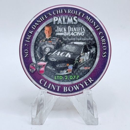 Palms Casino Resort Las Vegas Nevada 2006 'Jack Daniels' LE $7 Casino Chip E5152