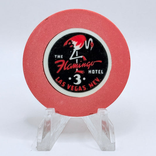 Flamingo Las Vegas Nevada 1950 Series 4 Roulette Casino Chip N6385