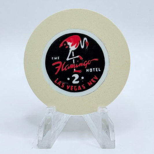 Flamingo Las Vegas Nevada 1950 Series 3 Roulette Casino Chip N6384
