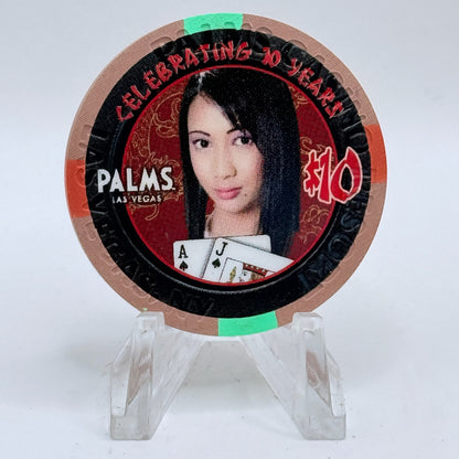 Palms Casino Resort Las Vegas Nevada 2011 '10th Anniversary' LE $10 Casino Chip