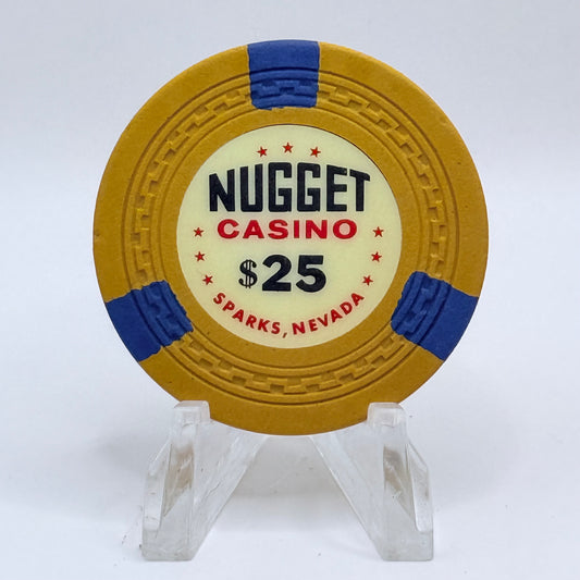 Sparks Nugget Sparks Nevada 1950s $25 Casino Chip