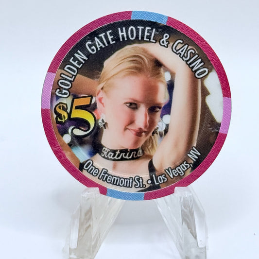 Golden Gate Las Vegas Nevada 2011 Series 5 LE $5 Casino Chip D0320
