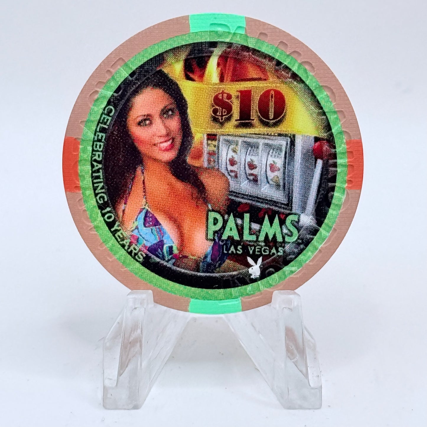 Palms Casino Resort Las Vegas Nevada 2011 '10th Anniversary' LE $10 Casino Chip