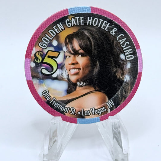 Golden Gate Las Vegas Nevada 2011 Series 5 LE $5 Casino Chip D0321